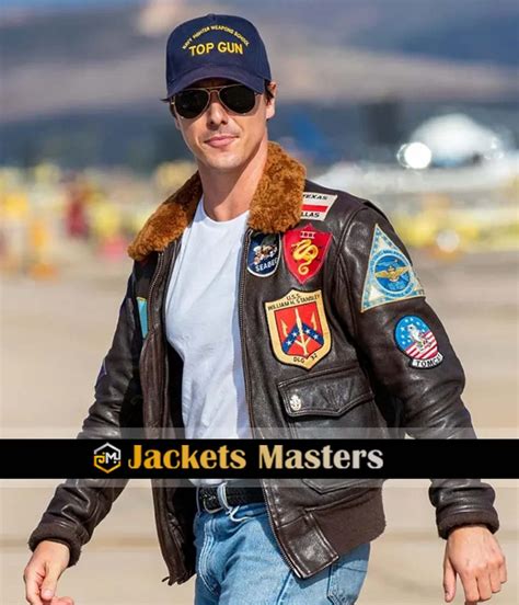 top gun maverick leather jacket